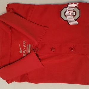 Nike | Men's Ohio State Golf Polo Sz L